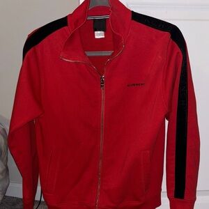 Givenchy Red and Black Bomber Jacket